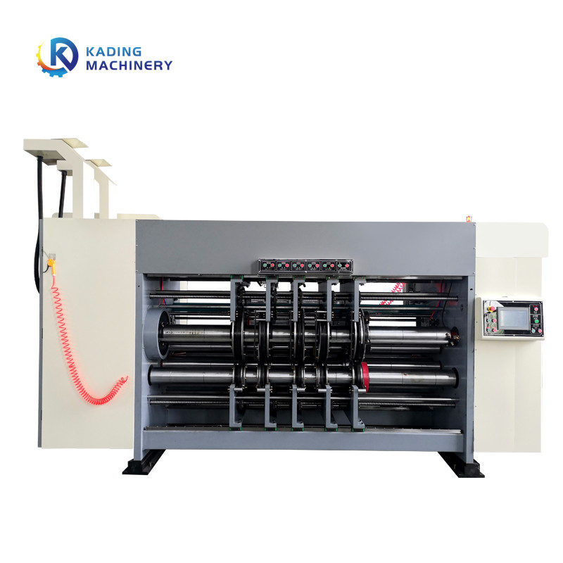 Máquina de impresión de cajas corrugadas de alimentación de papel de punta