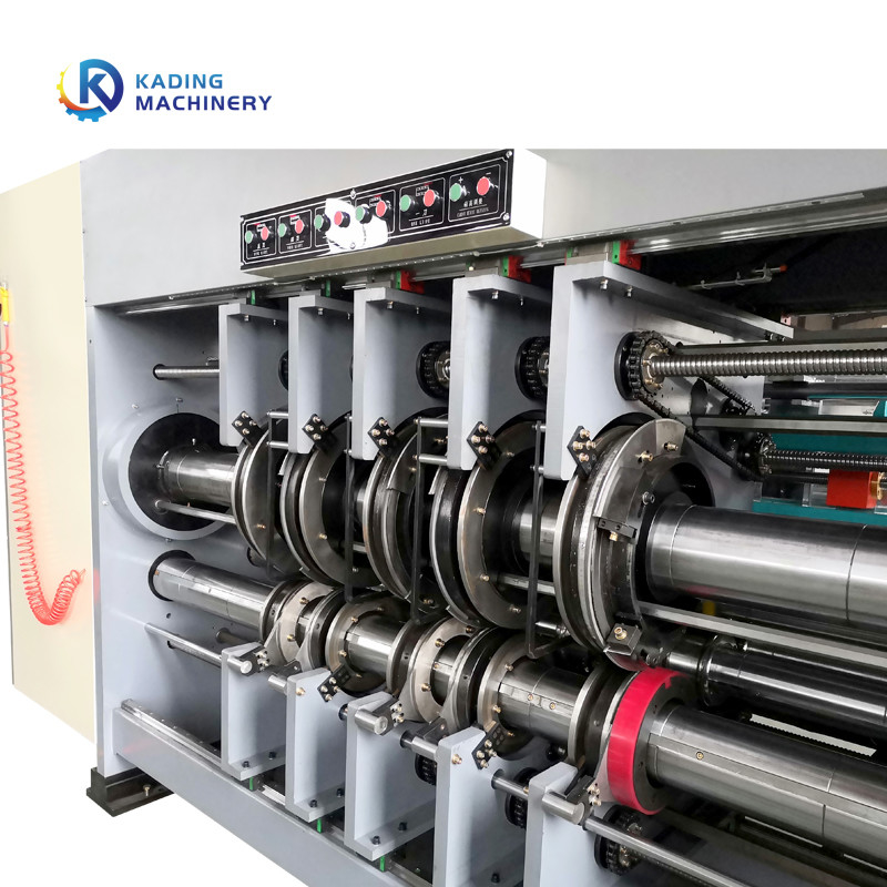 Máquina de impresión de caja corrugada de alta precisión con velocidad de trabajo de 200 pcs/min