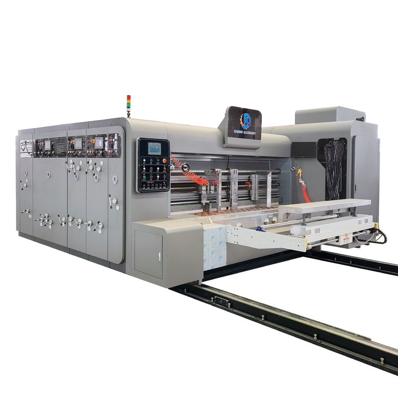Máquina de impresión de cajas corrugadas de alimentación de papel de punta