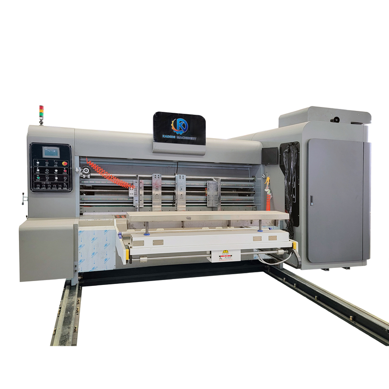 Máquina de impresión de cartón corrugado de alta velocidad para hacer cajas de pizza dulce