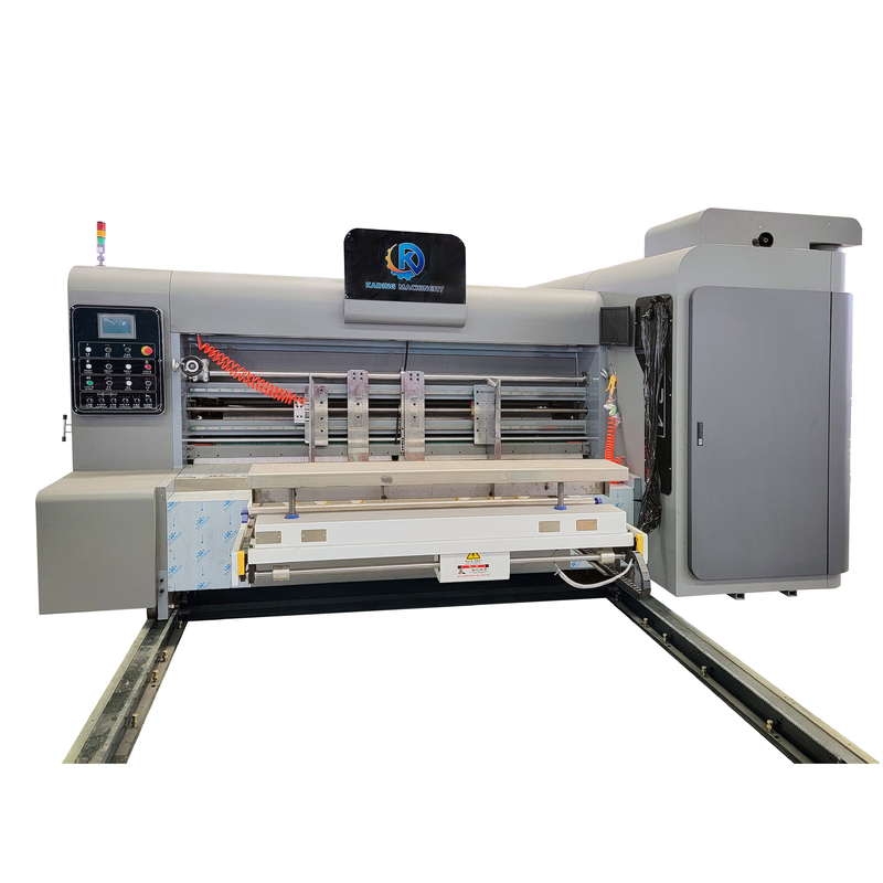 Máquina de impresión de caja corrugada de alta precisión con velocidad de trabajo de 200 pcs/min