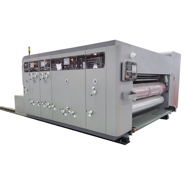 Máquina de impresión de caja corrugada de alta precisión con velocidad de trabajo de 200 pcs/min