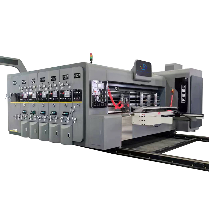 Caja de pizza haciendo caja corrugada máquina de impresión de alimentación de servo motor