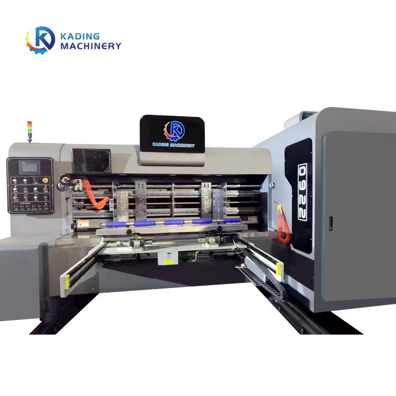Máquina de impresión de cajas onduladas multicolores 150pcs Min Velocidad de trabajo