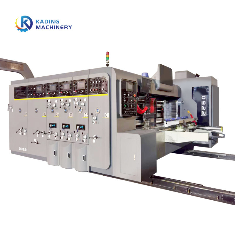 Máquina de impresión de cajas onduladas multicolores 150pcs Min Velocidad de trabajo